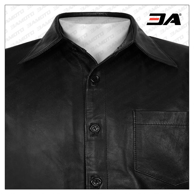 classic leather shirt for sale