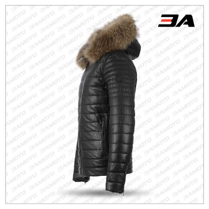 black down jacket for men