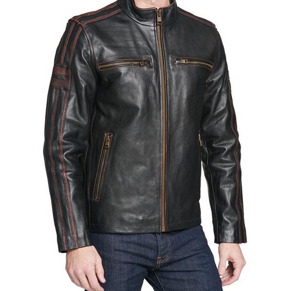 Black Rivet Antique Style Leather Jacket Buy Black Rivet Jacket