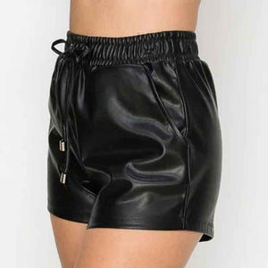 womens leather short for sale