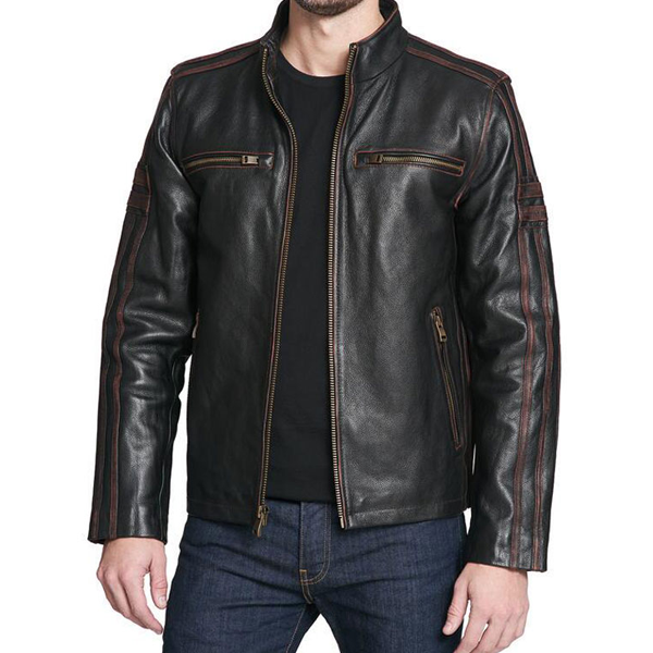 Black Rivet Leather Jacket