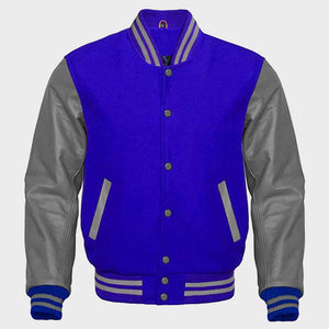 Blue Varsity Jacket For Womens