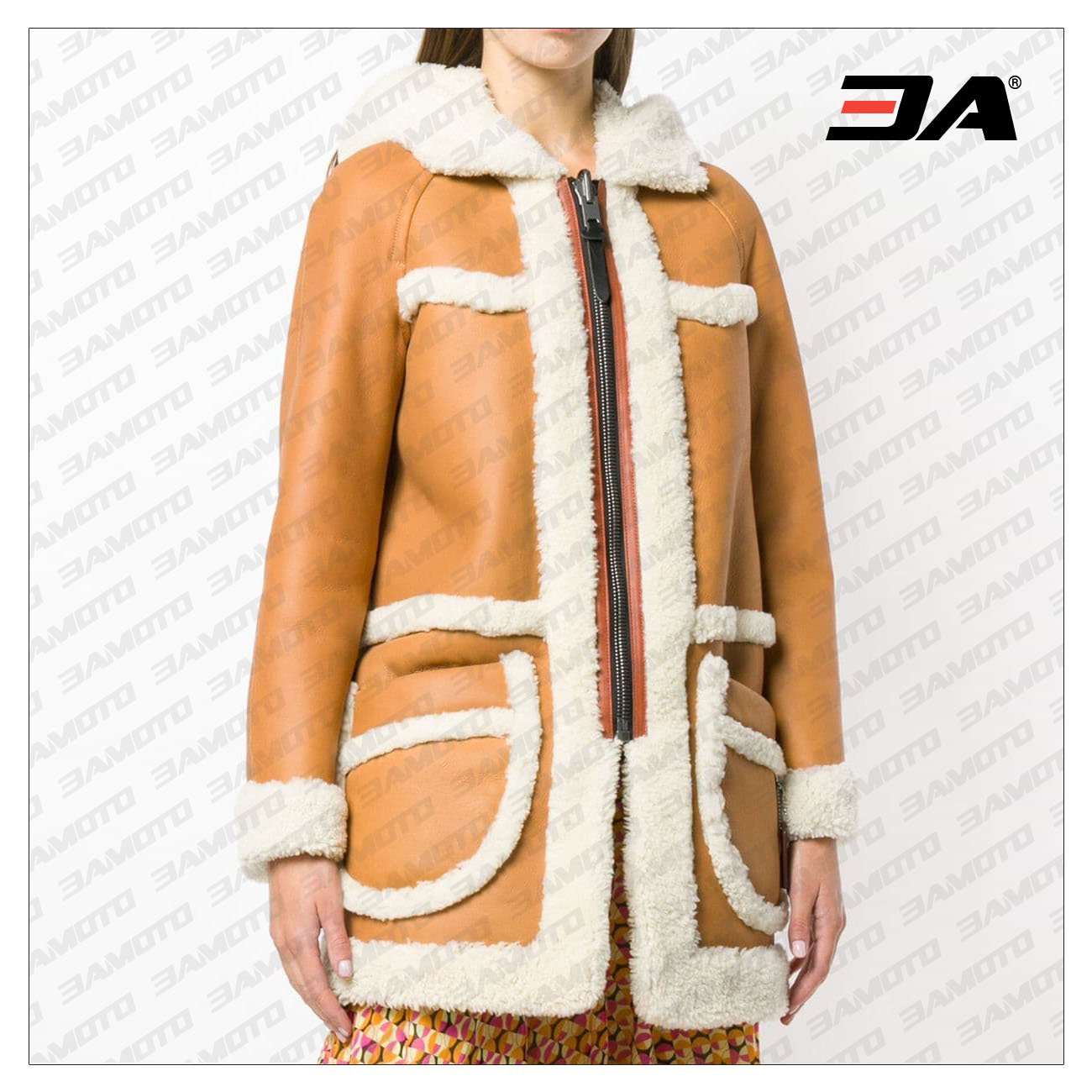 Lambskin fur outlet coat