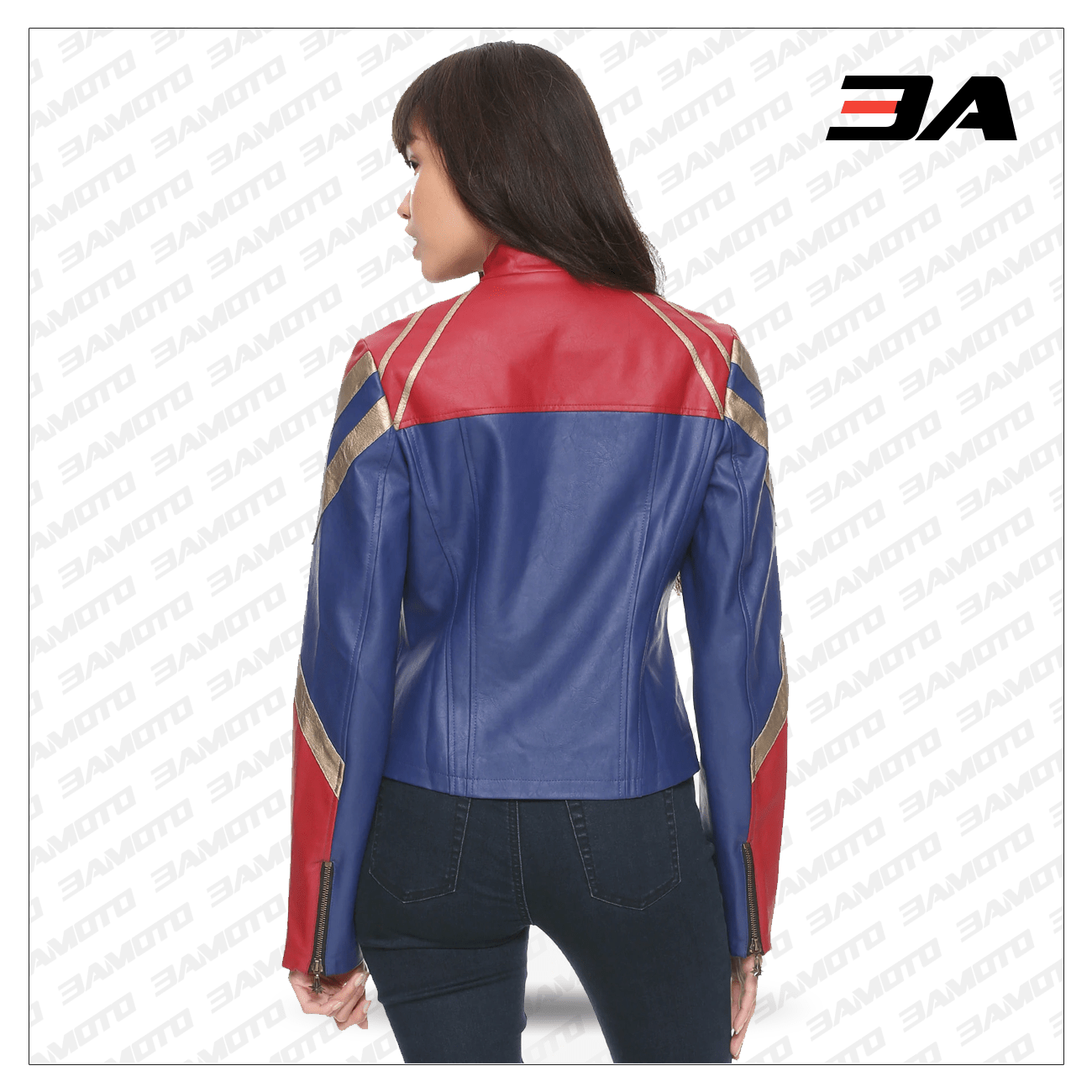 Her universe captain marvel 2025 leather jacket