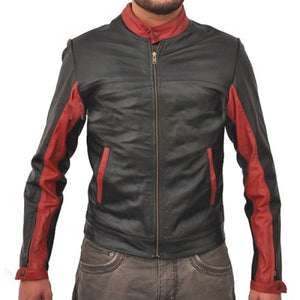 Christian Bale Movie Batman Style Leather Jacket