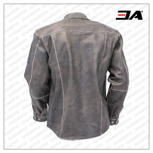 Classic Vintage Leather Shirt