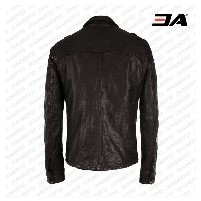 cheap leather shirt for men