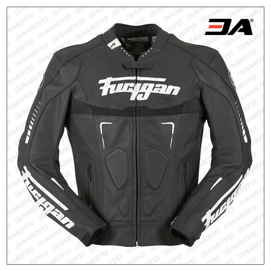 Custom Black And White Racing Motorcycle Jacket - 3amoto shop