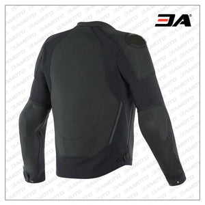 Custom Black White Motorcycle Racing Jacket