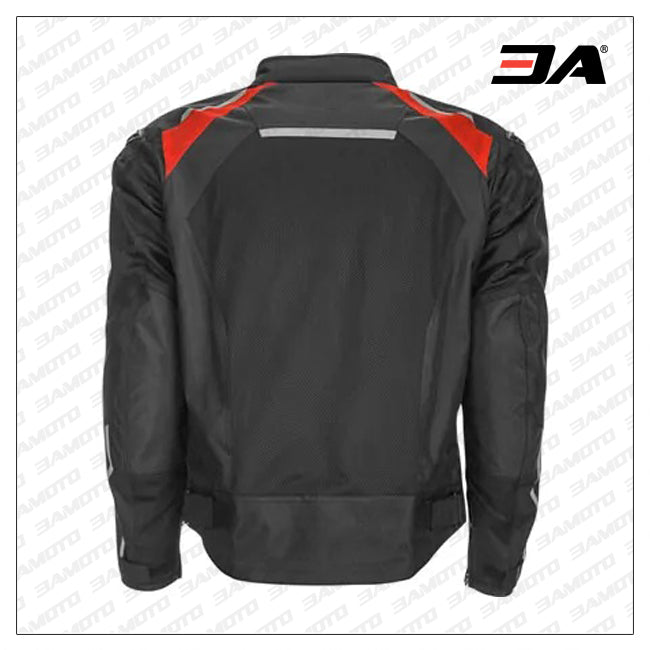 Custom Red And Black Racing Leather Jacket