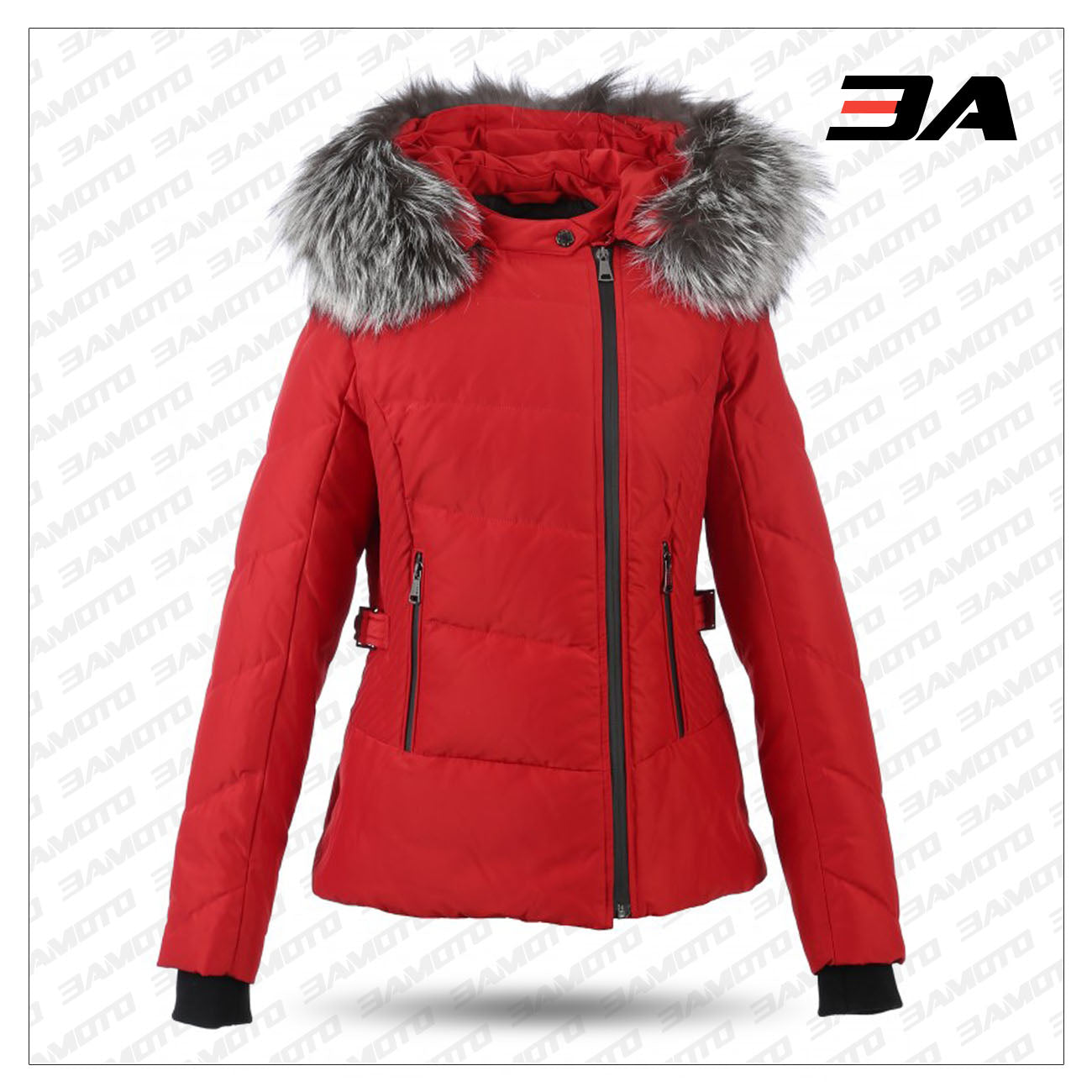 Women Red Down Jacket for Sale - 3amoto