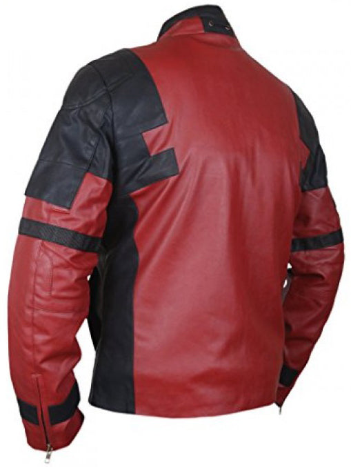 Deadpool Ryan Reynolds Genuine Leather Jacket - 3amoto