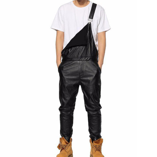 Dungry Adjustable strap Leather Jumpsuit For Men - 3amoto shop