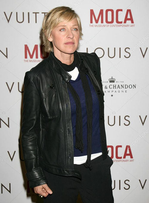 Ellen DeGeneres Leather Jacket - 3amoto shop