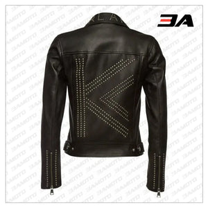 Embellished Leather Studded & Biker Jacket - 3A MOTO LEATHER