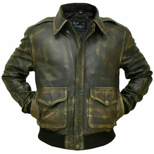 Flight Leather Jacket - Fashion Leather Jackets USA - 3AMOTO