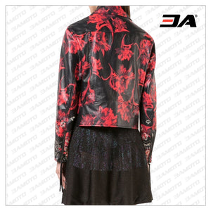 floral print jacket for women