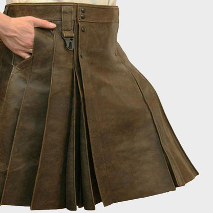 Cheap Leather Kilt