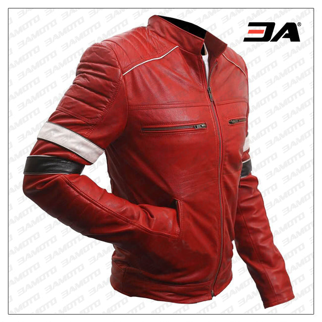 Leather Moto Jacket Mens