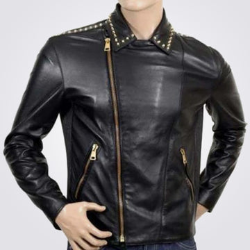 Studded Leather Jacket - Punk Leather Jacket - Spikes Jacket – Page 2