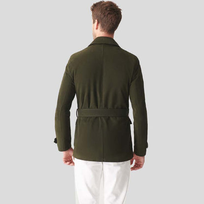 Green Suede Jacket Mens