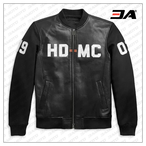 Harley Davidson Hd Mc Mixed Jacket Online - Free