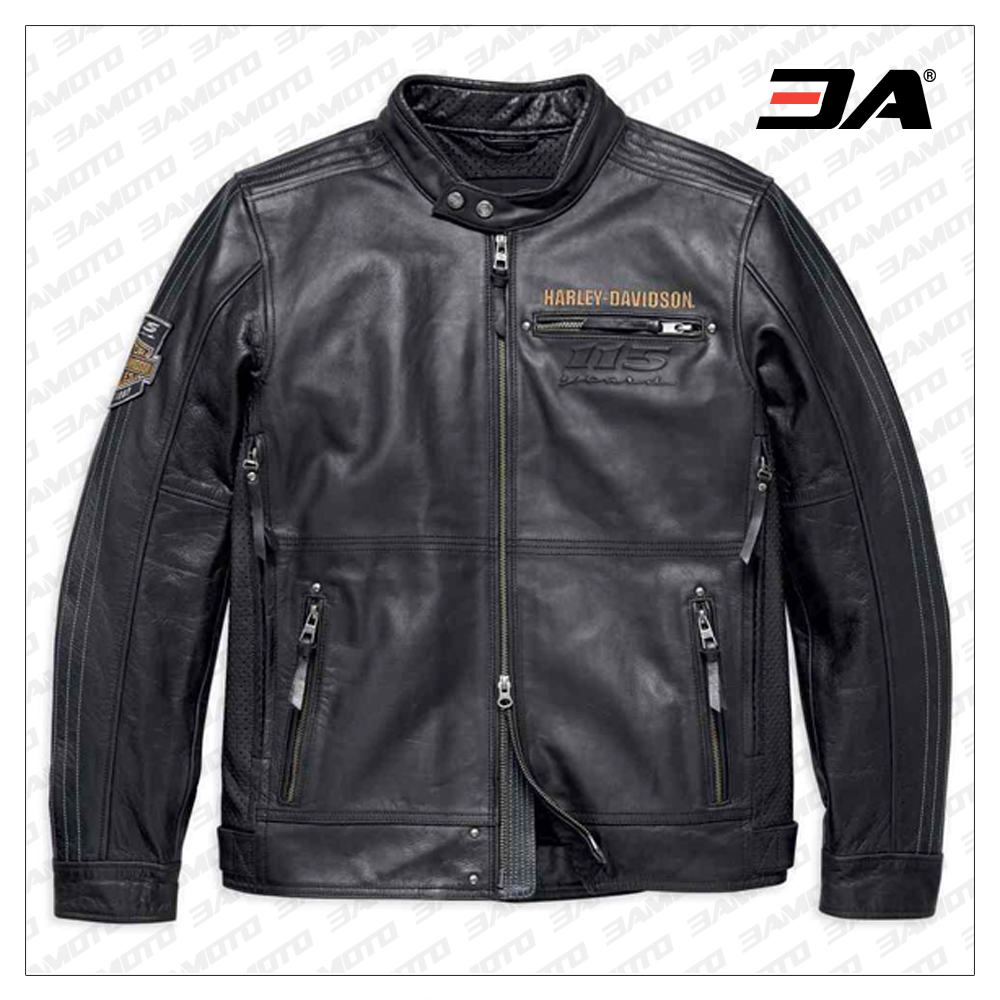 Harley Davidson Mens Motorcycle Limited Edition Leather Jacket