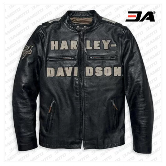 Harley Davidson Race Inspired 1903 Leather Jacket - Fashion Leather Jackets USA - 3AMOTO
