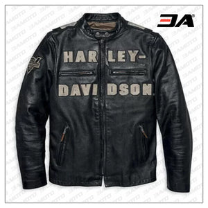 Harley Davidson Race Inspired 1903 Leather Jacket