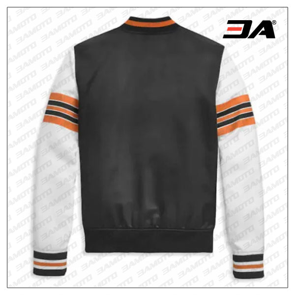 Harley Davidson Sleeve Stripe Bomber Jacket