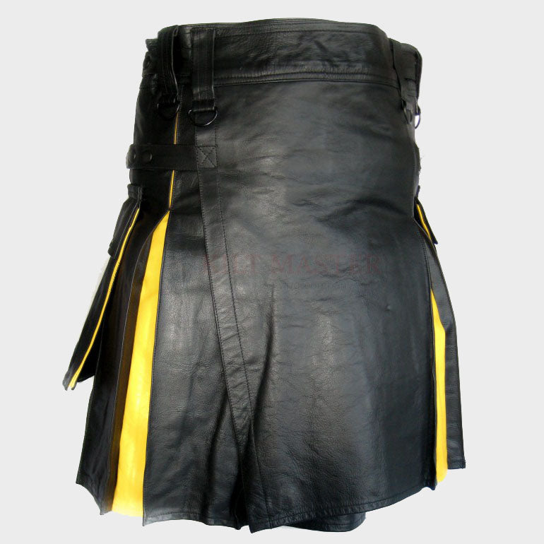 Hybrid Leather Kilt