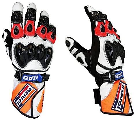 Honda Repsol Leather Gloves with Leather Belt - 3A MOTO LEATHER