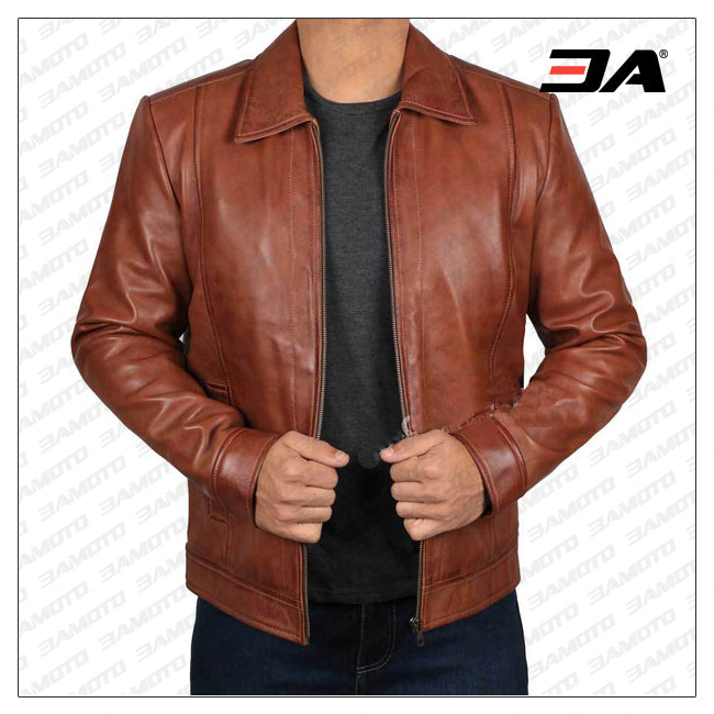 Wick leather shop biker jacket