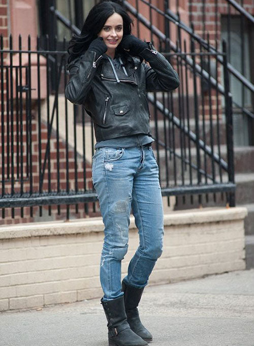 Jessica Jones Leather Jacket - Krysten Ritter by 3amoto