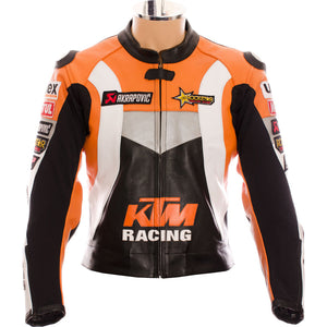 KTM Racing Leather Motorcycle Jacket