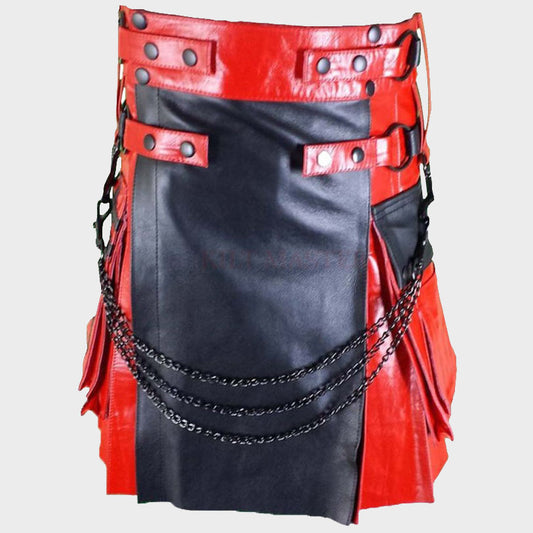 Leather Kilt For Men - 3amoto shop