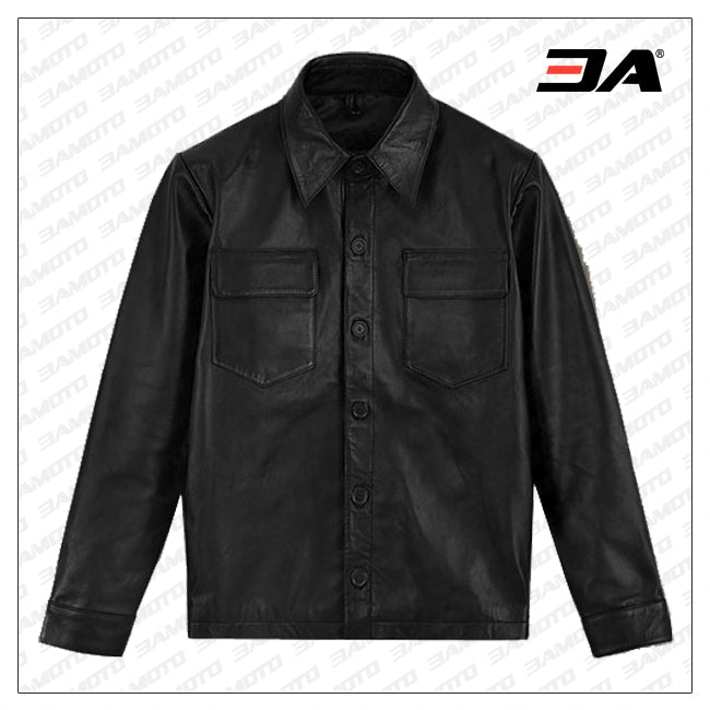 leather shirt for men