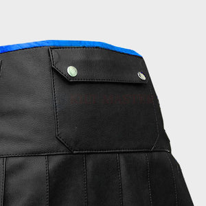leather kilt pocket