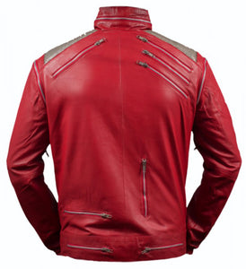 red leather jacket mens