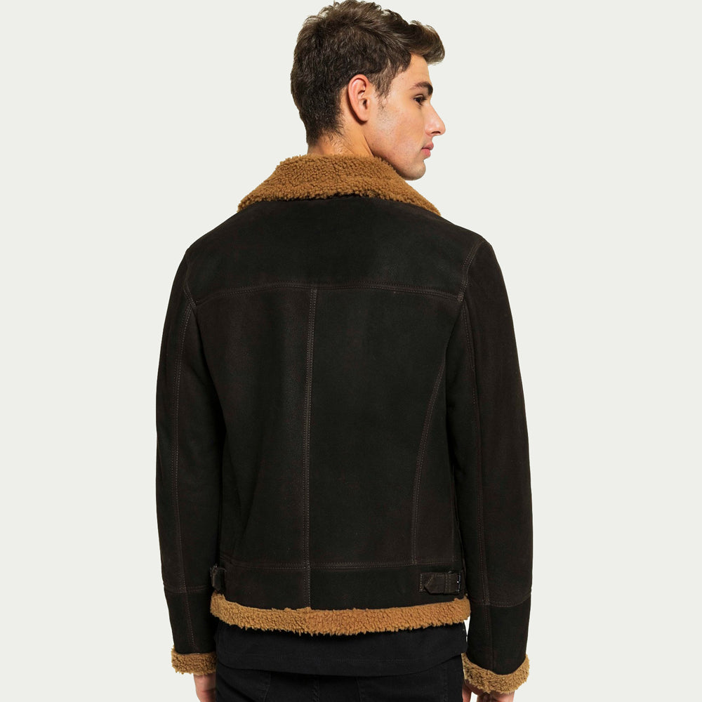 men shearling jacket