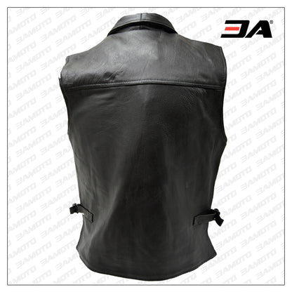 Men Fight Club Leather Vest