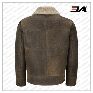 Winter Shearling Printed Genuine Leather Jacket Men Warm Real Fur Sheepskin  Coat Thicken Wool Liner Outerwear - AliExpress