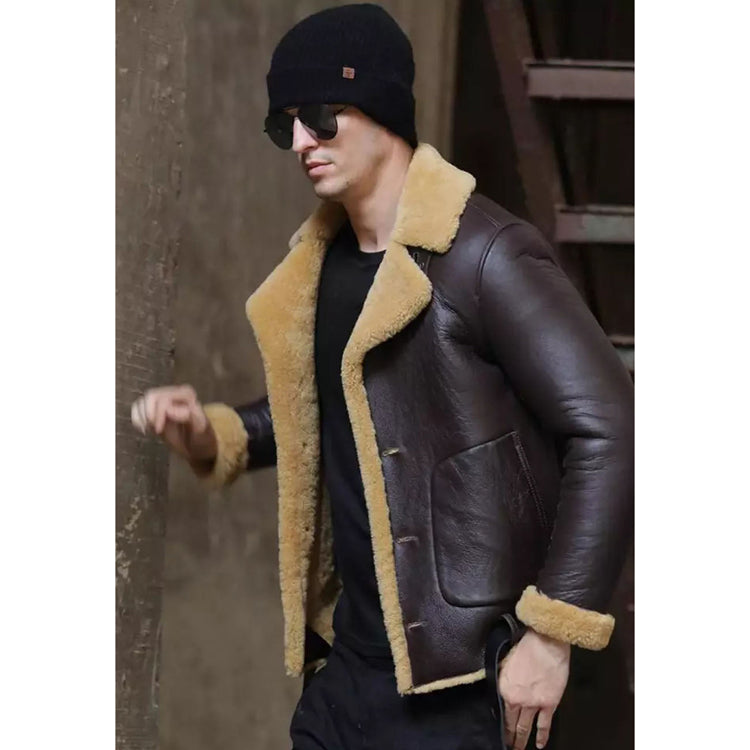 mens b3 shearling aviator jacket