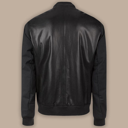 mens black bomber jacket