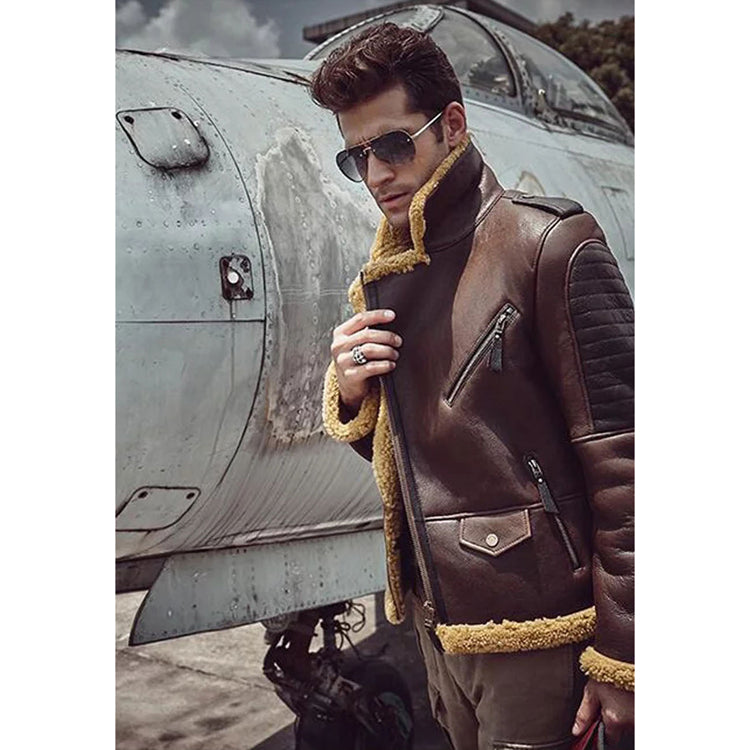 Camel leather hotsell jacket mens