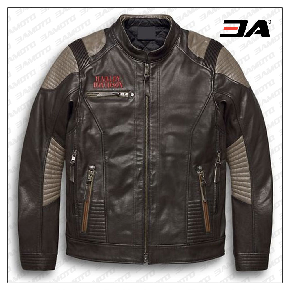 Men’s Harley Davidson Exhort Leather Motorcycle Jacket