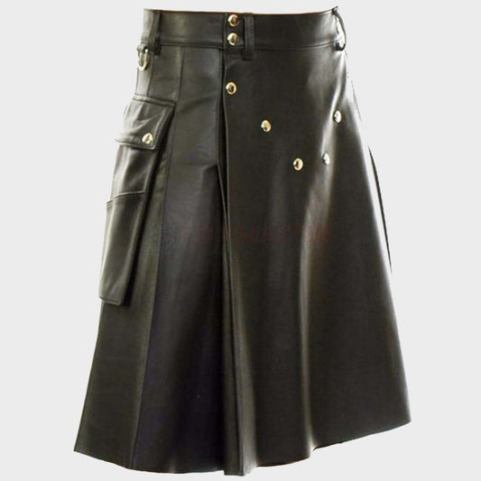 Mens Leather Kilt for sale - Fashion Leather Jackets USA - 3AMOTO