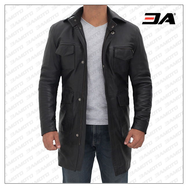 Men's leather car coats sale online