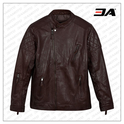 MOTO BIKER LEATHER JACKET