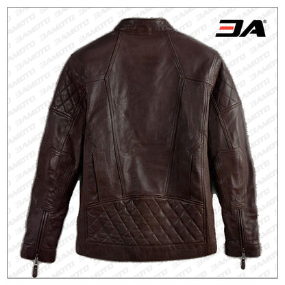 BIKER LEATHER JACKET FOR MEN